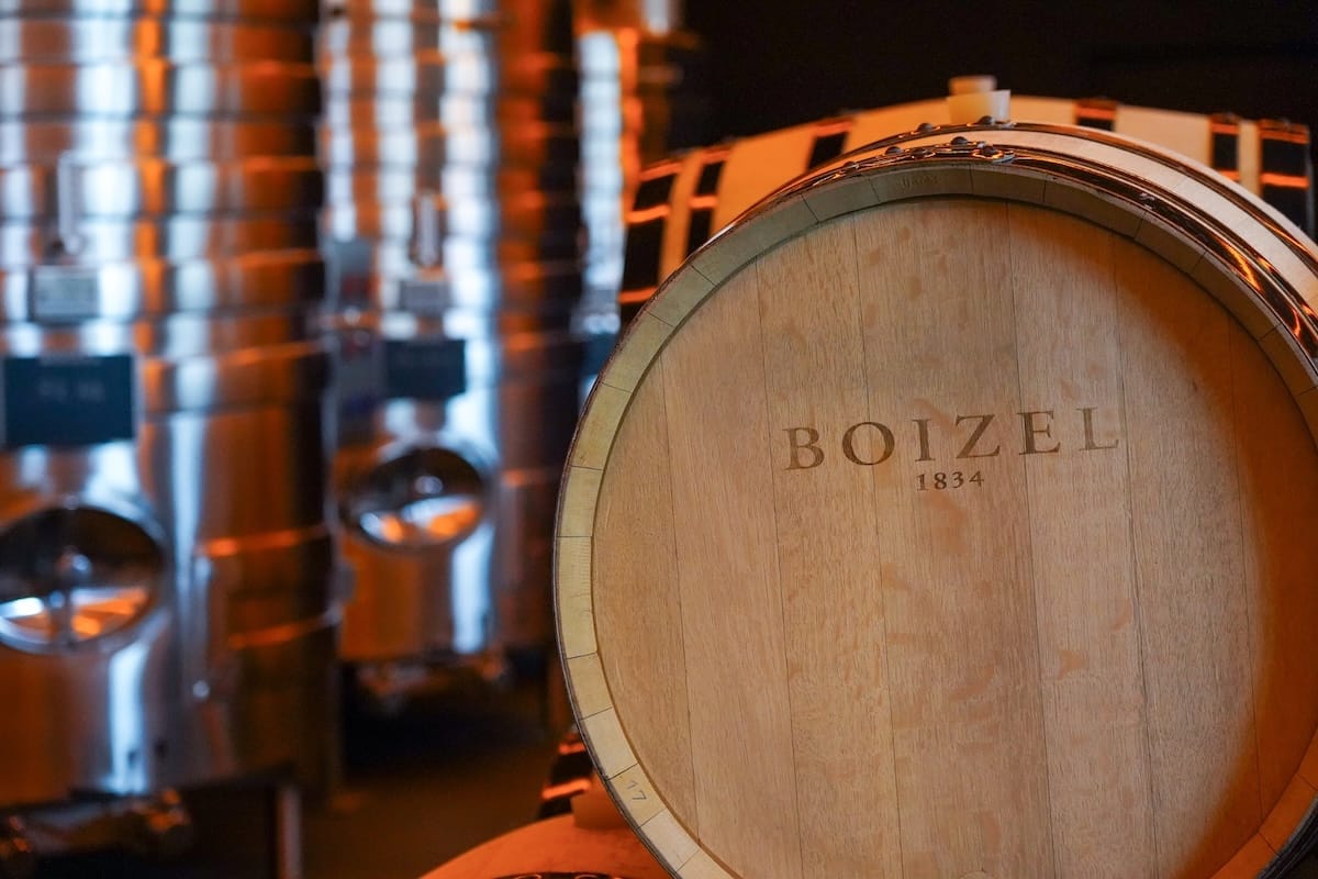 In the Boizel cellar